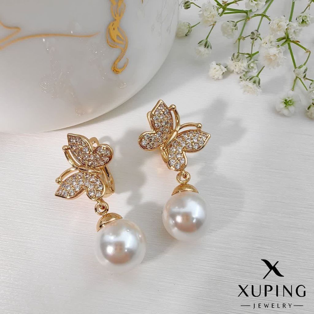 گوشواره مروارید ژوپینگ کد 2034 - خرید آنلاین از گالری آداس